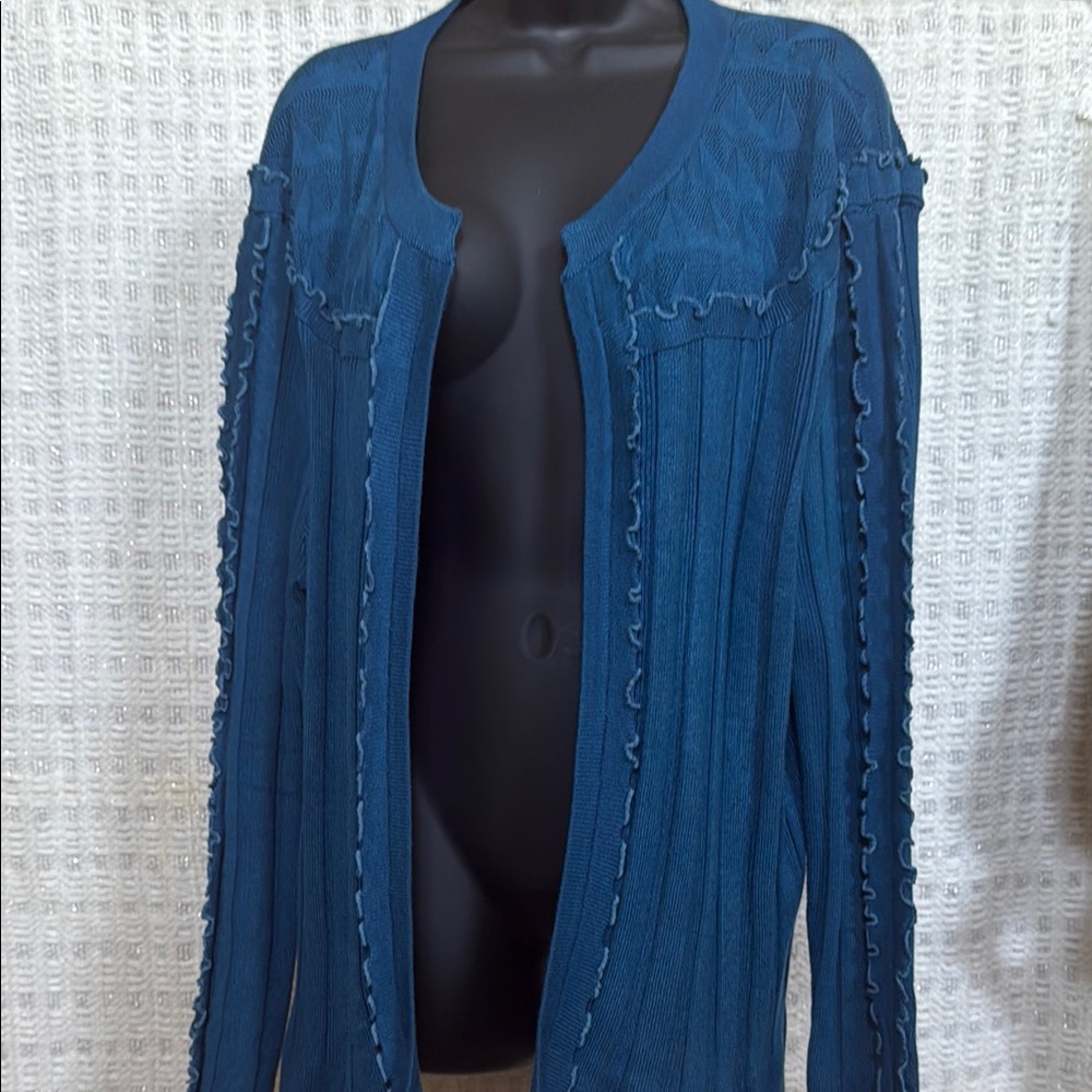 Evy's Tree Blue Cardigan Sweater